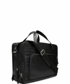 Adax Napoli working bag River 15,6' Laptop Bags For Men Cognac -men bags sale shop ada105725 cblack 2