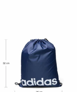 adidas Performance Essentials Logo Gym Sack Backpacks For Men Crenav/white/black -men bags sale shop adign1924 ccrenavwhiteblack 8