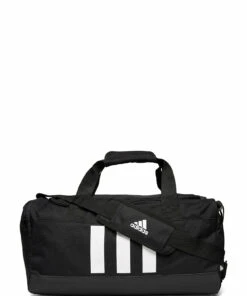 adidas Performance Essentials 3-Stripes Duffel Bag Small Gym Bags For Men Black/white
