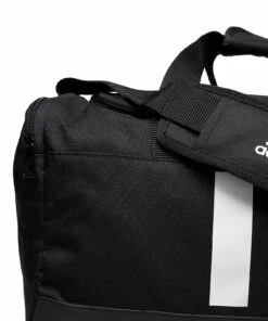 adidas Performance Essentials 3-Stripes Duffel Bag Small Gym Bags For Men Black/white -men bags sale shop adign2041 cblackwhite 3