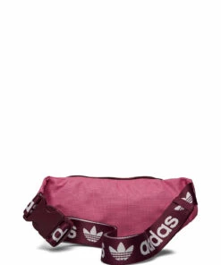 adidas Originals Adicolor Branded Webbing Waist Bag Bum Bags For Men Roston/viccri/white -men bags sale shop adih35590 crostonviccriwhite 1