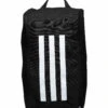 adidas Performance 3 Stripes Shoebag Gym Bags For Men Black/black/white