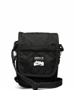 adidas Originals Adventure Flap Bag Small Shoulder Bags For Men Black -men bags sale shop adihe9712 cblack 1