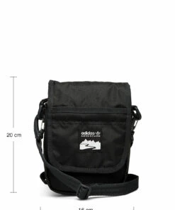 adidas Originals Adventure Flap Bag Small Shoulder Bags For Men Black -men bags sale shop adihe9712 cblack 8