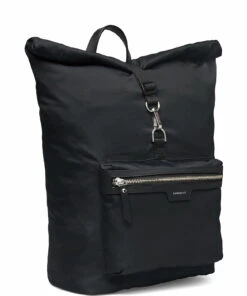 SANDQVIST SIV Backpacks For Men Black With Black Leather -men bags sale shop andsqa1218 c16735592 2