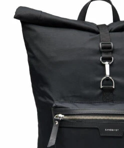 SANDQVIST SIV Backpacks For Men Black With Black Leather -men bags sale shop andsqa1218 c16735592 3