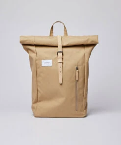SANDQVIST DANTE Backpacks For Men Beige With Natural Leather