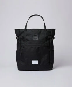 SANDQVIST ROGER Backpacks For Men Black With Black Leather
