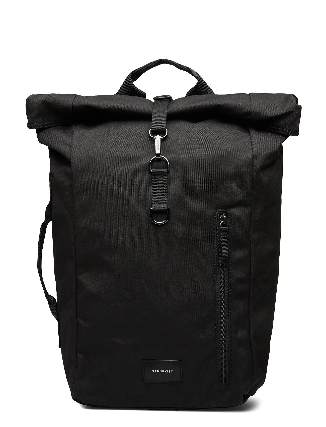 SANDQVIST DANTE VEGAN Backpacks For Men Black With Black Webbing 5 SANDQVIST DANTE VEGAN Backpacks For Men Black With Black Webbing - Image 5