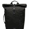 SANDQVIST DANTE VEGAN Backpacks For Men Black With Black Webbing