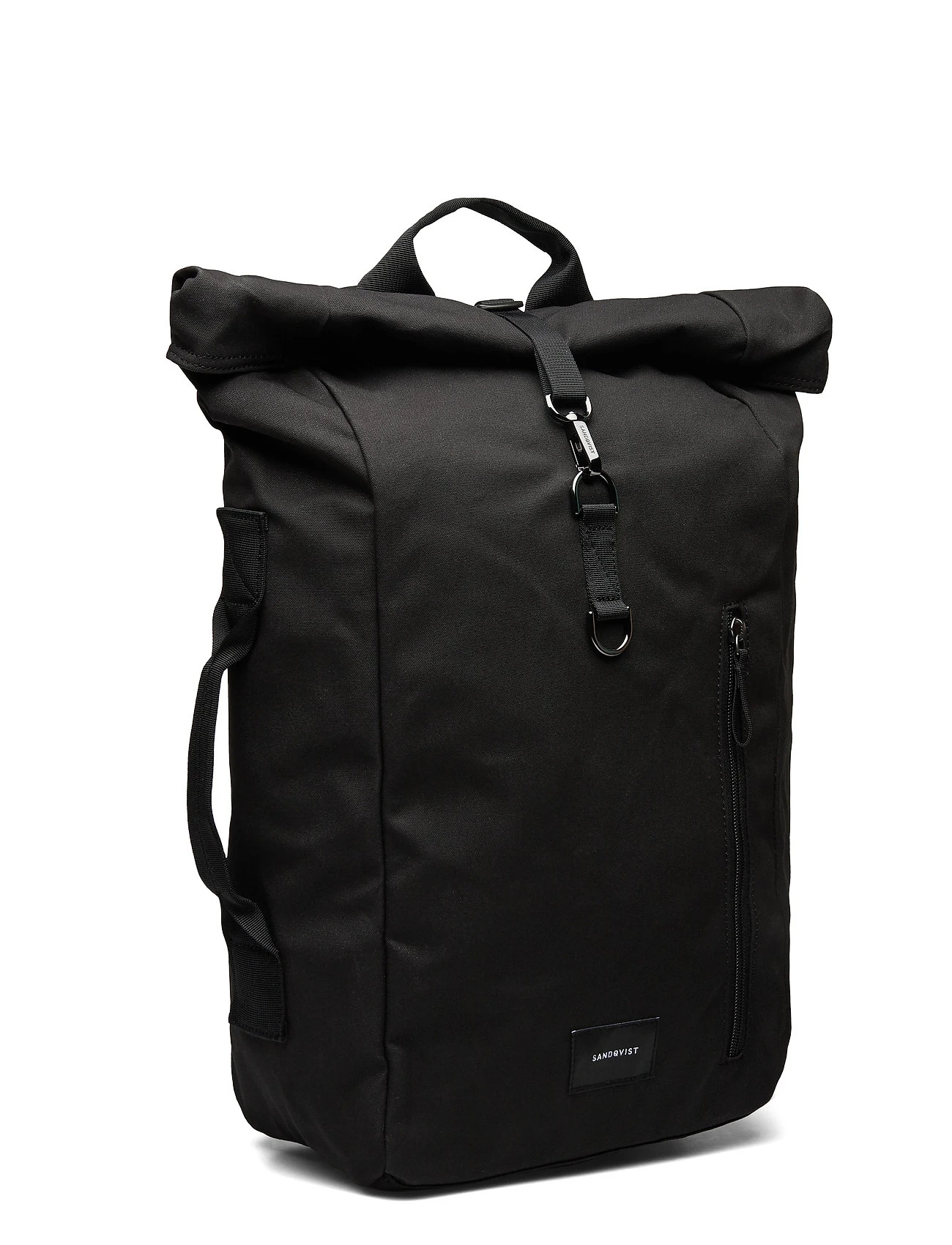 SANDQVIST DANTE VEGAN Backpacks For Men Black With Black Webbing 3 SANDQVIST DANTE VEGAN Backpacks For Men Black With Black Webbing - Image 3