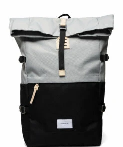 SANDQVIST BERNT Backpacks For Men Multi Grey/black With Natural Leather -men bags sale shop andsqa1770 c2482702837 1