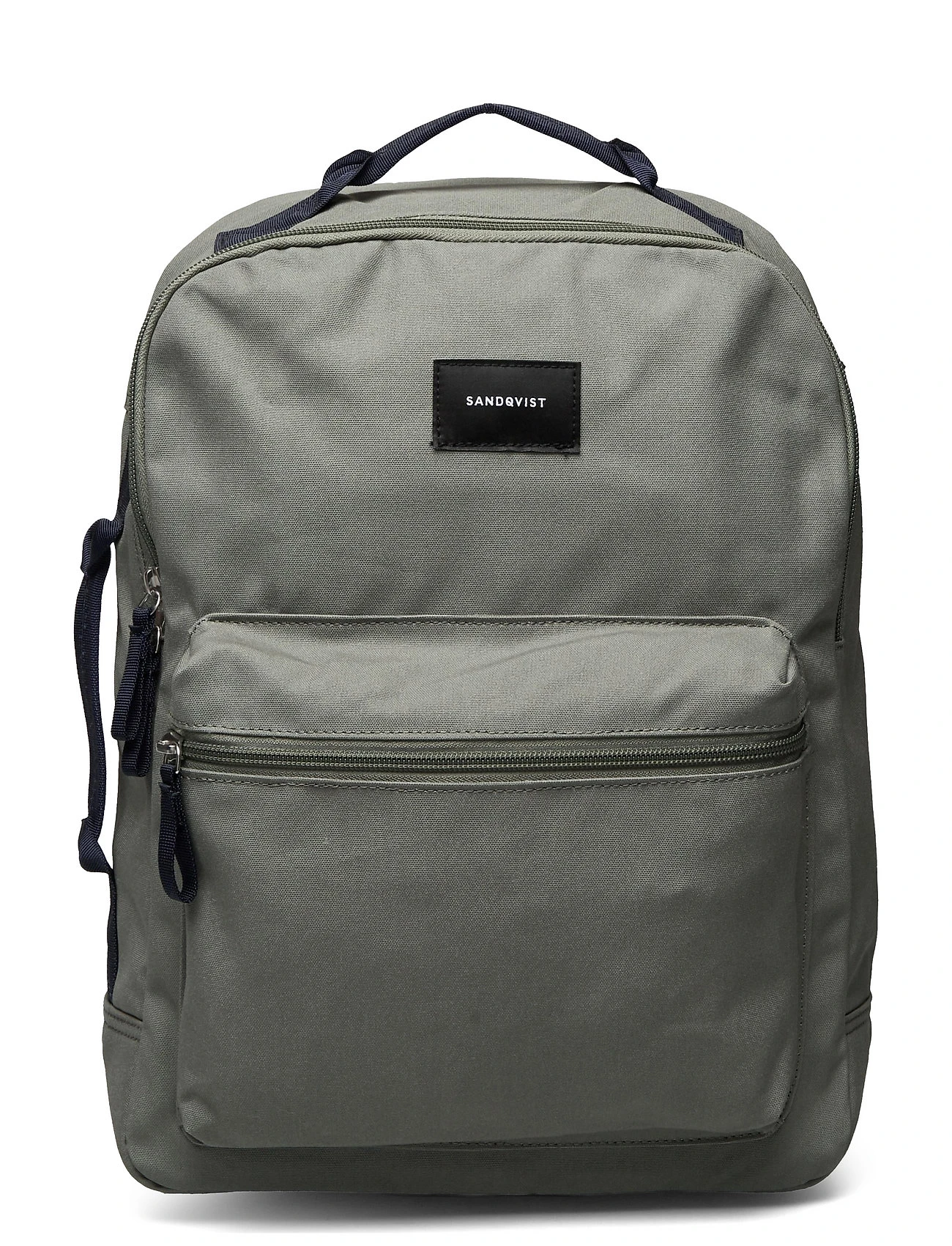 SANDQVIST AUGUST Backpacks For Men Dusty Green With Navy Webbing 5 SANDQVIST AUGUST Backpacks For Men Dusty Green With Navy Webbing - Image 5