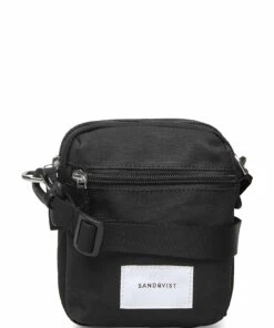SANDQVIST SIXTEN VEGAN Shoulder Bags For Men Black -men bags sale shop andsqa1874 cblack 1