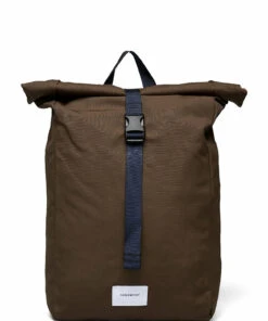 SANDQVIST KAJ Backpacks For Men Olive With Navy Webbing -men bags sale shop andsqa3956 colivewithnavywebbing 1