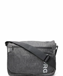 Björn Borg CORE FLYER LOW Shoulder Bags For Men Black -men bags sale shop bbocore8003 cgreymelange 1