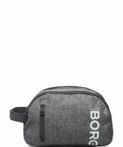 Björn Borg CORE TOILET CASE TUBE Toiletry Bags For Men Grey Melange -men bags sale shop bbocore8007 cgreymelange 1