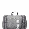 Björn Borg CORE TOILET CASE L Toiletry Bags For Men Grey Melange