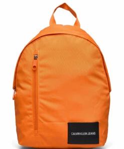 Calvin Klein ROUND BP 43W/FRONT ZIP Backpacks For Men Vivid Orange -men bags sale shop ckmk50k506355 cvividorange vsea 1
