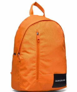 Calvin Klein ROUND BP 43W/FRONT ZIP Backpacks For Men Vivid Orange -men bags sale shop ckmk50k506355 cvividorange vsea 2