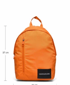 Calvin Klein ROUND BP 43W/FRONT ZIP Backpacks For Men Vivid Orange -men bags sale shop ckmk50k506355 cvividorange vsea 8