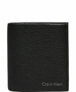 Calvin Klein WARMTH TRIFOLD 6CC W/COIN Wallets & Card Holders For Men Ck Black