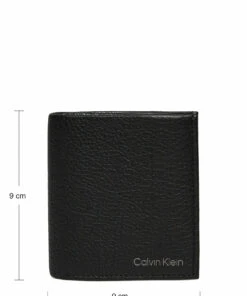 Calvin Klein WARMTH TRIFOLD 6CC W/COIN Wallets & Card Holders For Men Ck Black -men bags sale shop ckmk50k507399 cckblack vbax 8