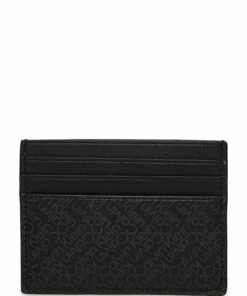 Calvin Klein ZIG ZAG CARDHOLDER 6CC Wallets & Card Holders For Men Black Zig Zag
