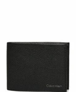 Calvin Klein WARMTH BIFOLD 5CC W/ COIN L Wallets & Card Holders For Men Ck Black -men bags sale shop ckmk50k507896 cckblack vbax 1