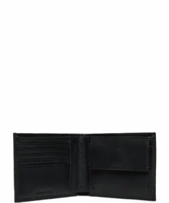 Calvin Klein WARMTH BIFOLD 5CC W/ COIN L Wallets & Card Holders For Men Ck Black -men bags sale shop ckmk50k507896 cckblack vbax 6