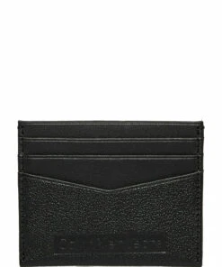 Calvin Klein LOGO EMBOSS CARDCASE 6CC Wallets & Card Holders For Men Black