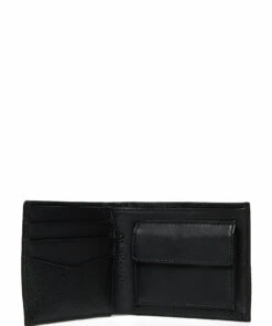 Calvin Klein LOGO EMBOSS BILLFOLD W/COIN Wallets & Card Holders For Men Black -men bags sale shop ckmk50k508211 cblack vbds 6