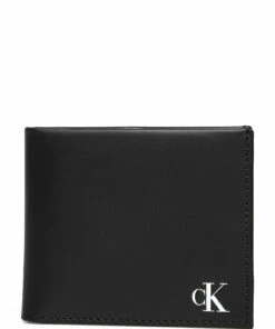 Calvin Klein PRINTED MONO BILLFOLD Wallets & Card Holders For Men Black -men bags sale shop ckmk50k508215 cblack vbds 1