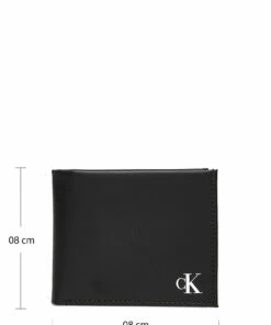 Calvin Klein PRINTED MONO BILLFOLD W/COIN Wallets & Card Holders For Men Black -men bags sale shop ckmk50k508237 cblack vbds 8
