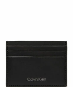 Calvin Klein CK VITAL CARDHOLDER 6CC Wallets & Card Holders For Men Ck Black