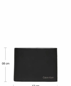 Calvin Klein CK VITAL BIFOLD 5CC W/COIN L Wallets & Card Holders For Men Ck Black -men bags sale shop ckmk50k508532 cckblack vbax 8
