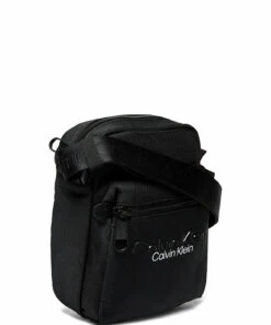 Calvin Klein CK CODE REPORTER W/PCKT Shoulder Bags For Men Ck Black -men bags sale shop ckmk50k508709 cckblack vbax 2