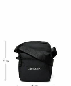 Calvin Klein CK CODE REPORTER W/PCKT Shoulder Bags For Men Ck Black -men bags sale shop ckmk50k508709 cckblack vbax 8