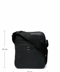 Calvin Klein FOUNDATION REPORTER S W/PCKT Shoulder Bags For Men Ck Black -men bags sale shop ckmk50k508717 cckblack vbax 8