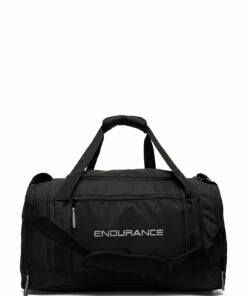 Endurance Grain 40L Sports Bag Gym Bags For Men 1001 Black