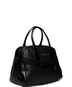 Fred Perry PIQUE TEX PU GRIP BAG Weekend Bags For Men Black -men bags sale shop fpyl2242 cblack v102 2
