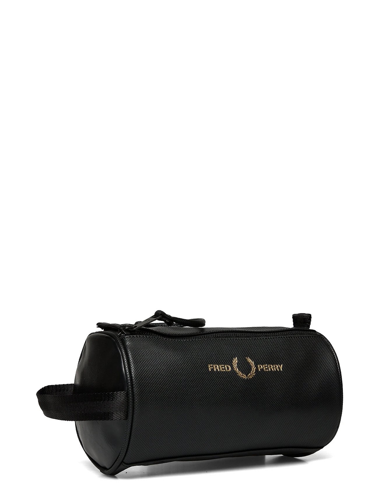 Fred Perry PIQUE TEX PU WASH BAG Toiletry Bags For Men Black 3 Fred Perry PIQUE TEX PU WASH BAG Toiletry Bags For Men Black - Image 3
