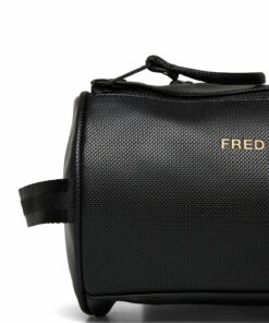 Fred Perry PIQUE TEX PU WASH BAG Toiletry Bags For Men Black 9 Fred Perry PIQUE TEX PU WASH BAG Toiletry Bags For Men Black -men bags sale shop fpyl2262 cblack v102 3