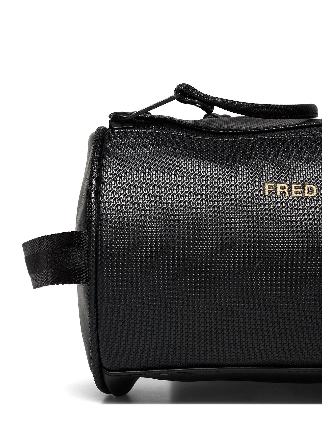 Fred Perry PIQUE TEX PU WASH BAG Toiletry Bags For Men Black 4 Fred Perry PIQUE TEX PU WASH BAG Toiletry Bags For Men Black - Image 4