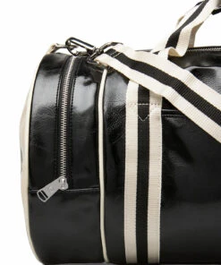 Fred Perry CLASSIC BARREL BAG Weekend Bags For Men Port/ecru -men bags sale shop fpyl7220 cblackecru vd57 3