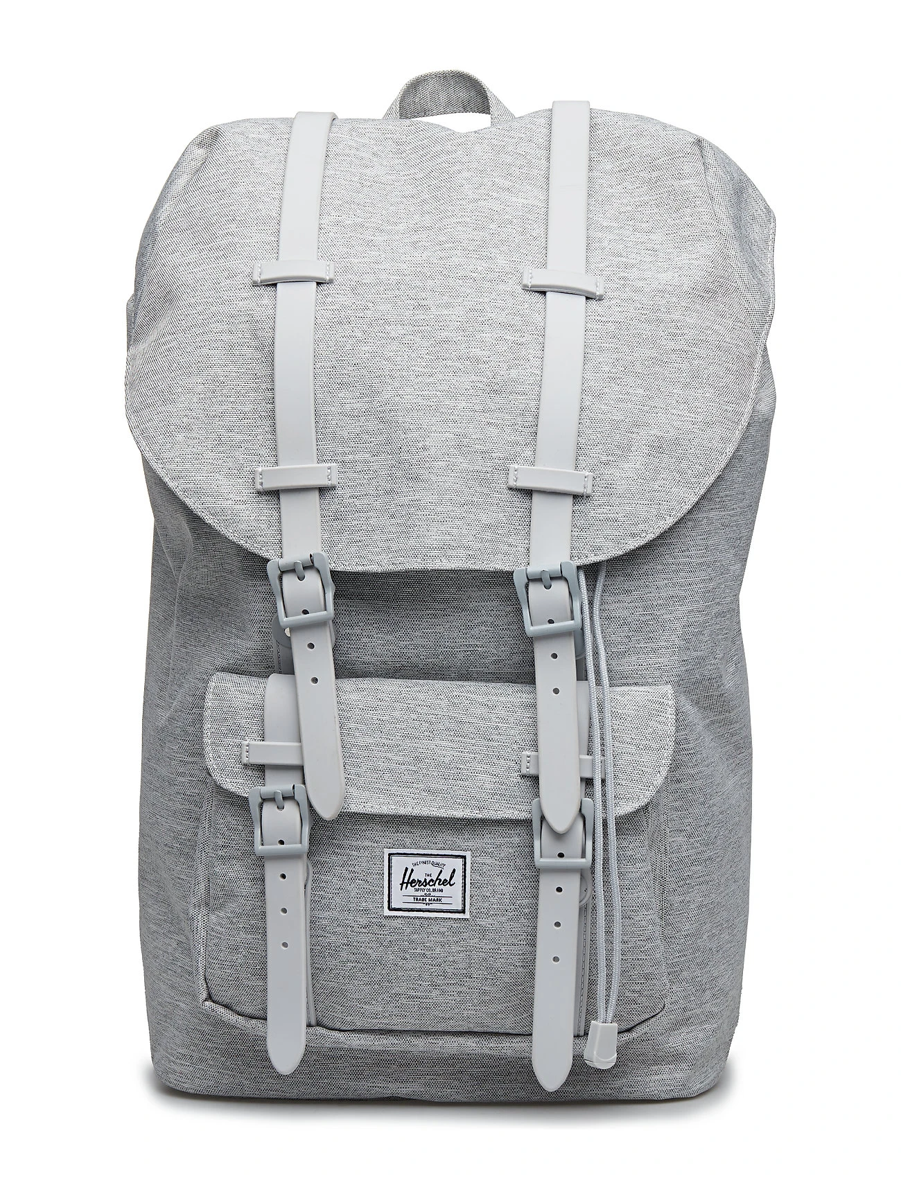Herschel Little America Backpacks For Men Light Grey Crosshatch/grey Rub 1 Herschel Little America Backpacks For Men Light Grey Crosshatch/grey Rub