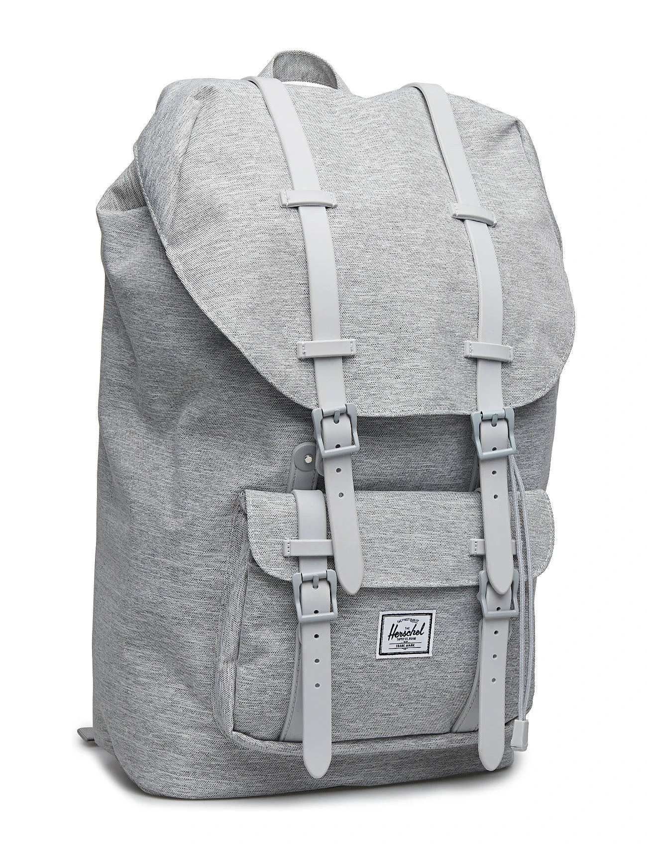 Herschel Little America Backpacks For Men Light Grey Crosshatch/grey Rub 3 Herschel Little America Backpacks For Men Light Grey Crosshatch/grey Rub - Image 3