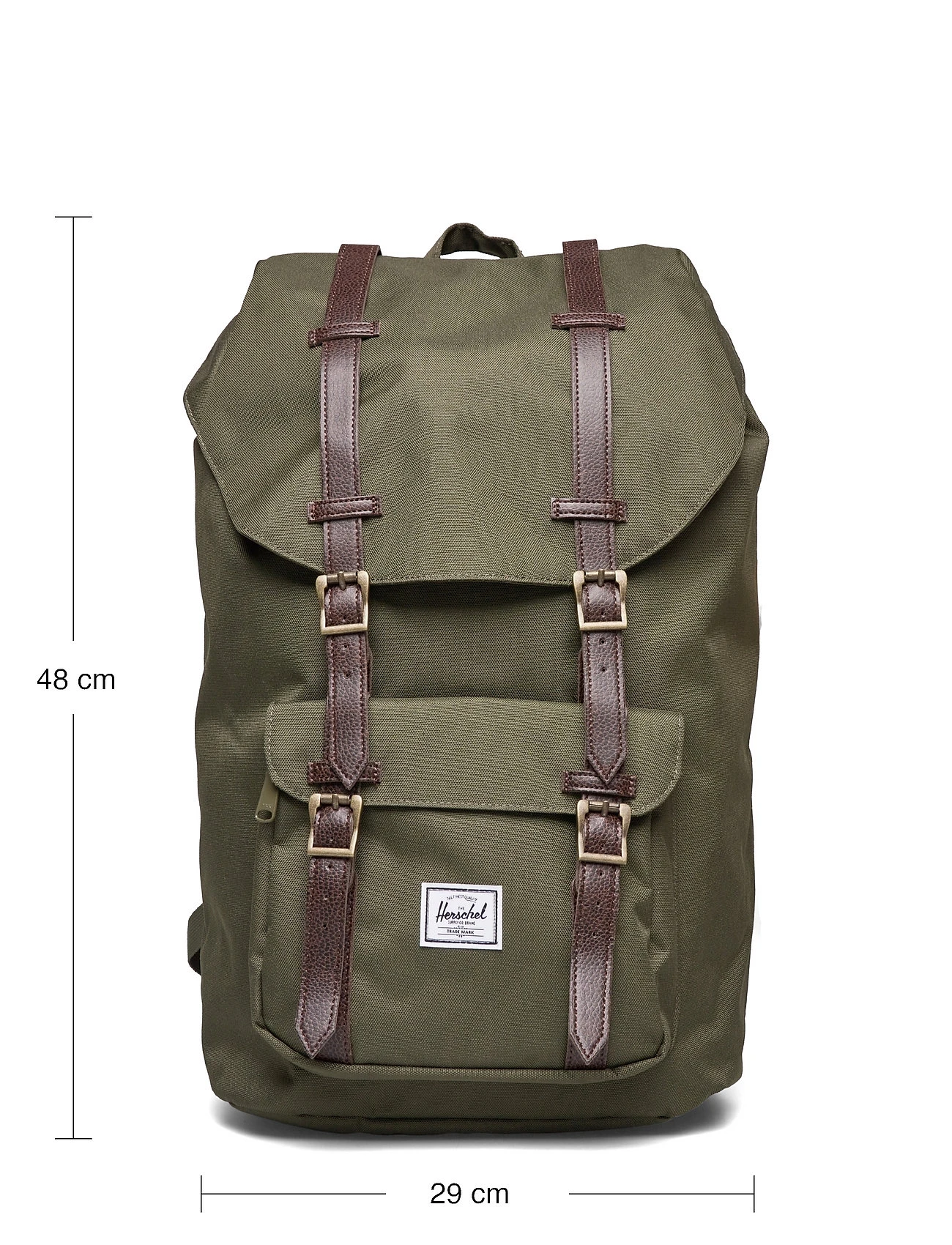 Herschel Little America Backpacks For Men Ivy Green/chicory Coffee 10 Herschel Little America Backpacks For Men Ivy Green/chicory Coffee - Image 10