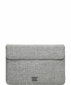 Herschel Spokane Sleeve for 12 inch MacBook Laptop Bags For Men Raven Crosshatch