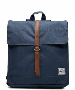 Herschel City Mid Volume Backpacks For Men Black/tan Synthetic Leather -men bags sale shop her1048600007os c3728750136 1